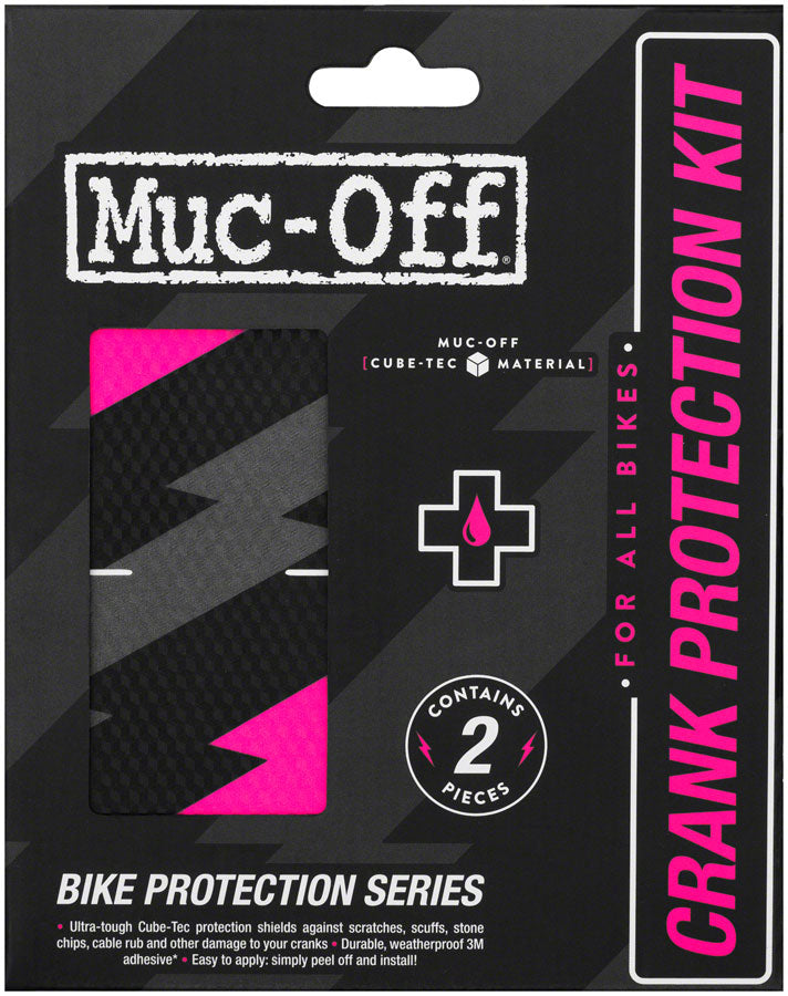 Muc-Off Crank Protection Kit - 2-Piece Kit, Bolt - Chainstay/Frame Protection - Crank Protection Kit