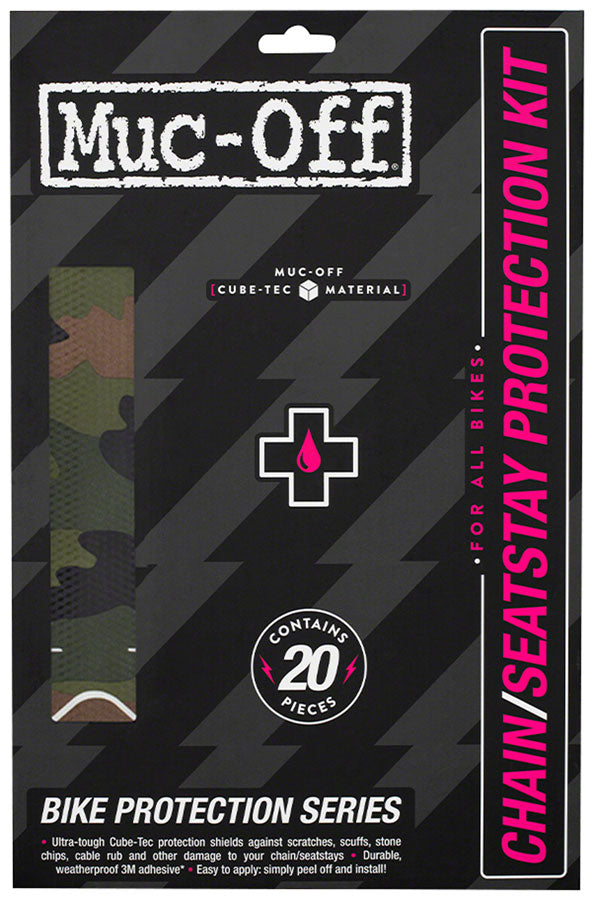 Muc-Off Chainstay/Seatstay Protection Kit - 20-Piece Kit, Camo - Chainstay/Frame Protection - Chainstay/Seatstay Protection Kit