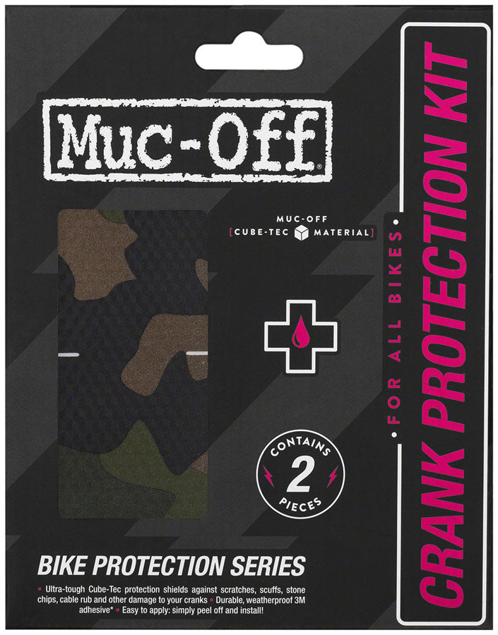 Muc-Off Crank Protection Kit - 2-Piece Kit, Camo - Chainstay/Frame Protection - Crank Protection Kit