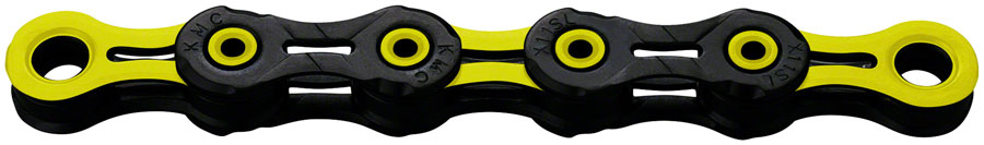 KMC DLC 11 Chain - 11-Speed, 118 Links, Black/Yellow