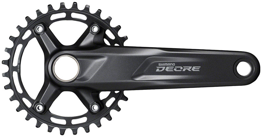 Shimano Deore FC-M5100-1 Crankset - 175mm, 10/11-Speed, 32t, 96 BCD, Hollowtech II Spindle Interface, Black