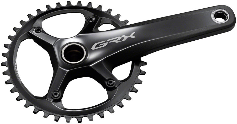 Shimano GRX FC-RX810-1 Crankset - 170mm, 11-Speed, 42t, 110 BCD, Hollowtech II Spindle Interface, Black
