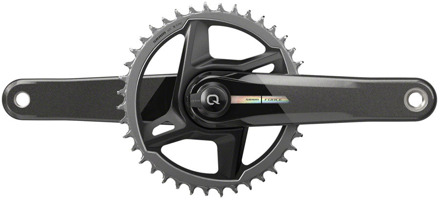 SRAM Force 1 AXS Wide Power Meter Crankset - 170mm, 12-Speed, 40t, Direct Mount, DUB Spindle Interface, Iridescent Gray,