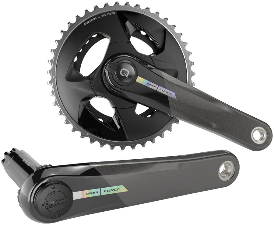 SRAM Force AXS Wide Power Meter Crankset - 165mm, 2x 12-Speed, 43/30t, 94 BCD, DUB Spindle Interface, Iridescent Gray, SRAM Force AXS Wide Power Meter Crankset - 165mm, 2x 12-Speed, 43/30t, 94 BCD, DUB Spindle Interface, Iridescent Gray,