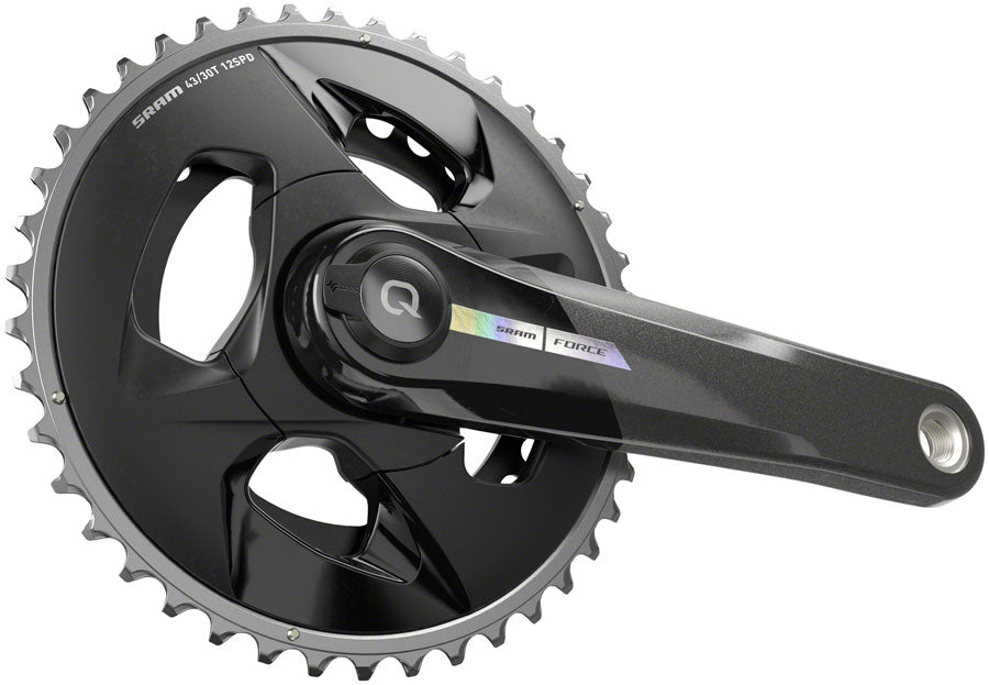 SRAM Force AXS Wide Power Meter Crankset - 175mm, 2x 12-Speed, 43/30t, 94 BCD, DUB Spindle Interface, Iridescent Gray, MPN: 00.3018.367.004 UPC: 710845886836 Crankset Force AXS Wide Power Meter Crankset D2