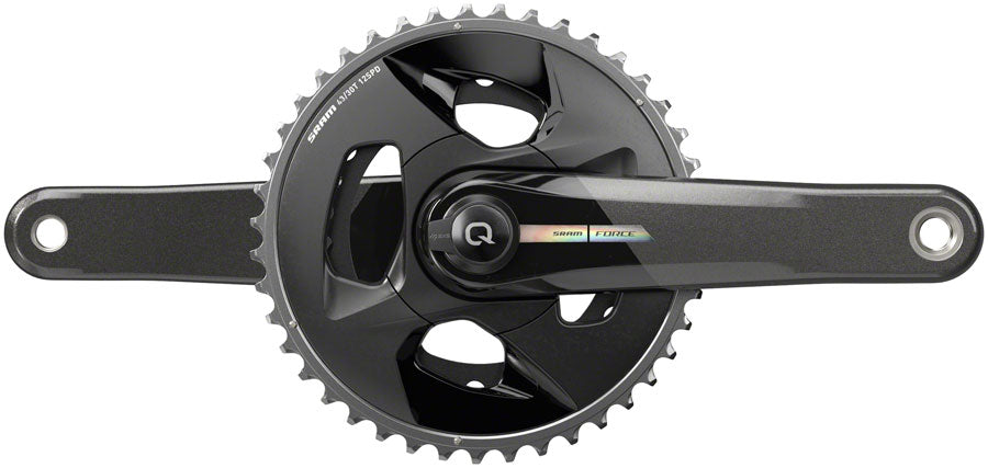 SRAM Force AXS Wide Power Meter Crankset - 165mm, 2x 12-Speed, 43/30t, 94 BCD, DUB Spindle Interface, Iridescent Gray,