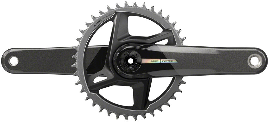 SRAM Force 1 Wide Crankset - 170mm, 12-Speed, 40t, Direct Mount, DUB Spindle Interface, Iridescent Gray, D2
