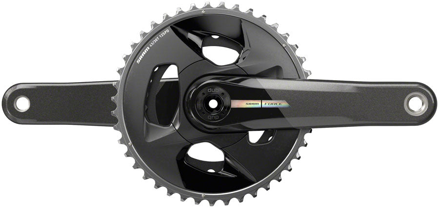SRAM Force Wide Crankset - 175mm, 2x 12-Speed, 43/30t, 94 BCD, DUB Spindle Interface, Iridescent Gray, D2