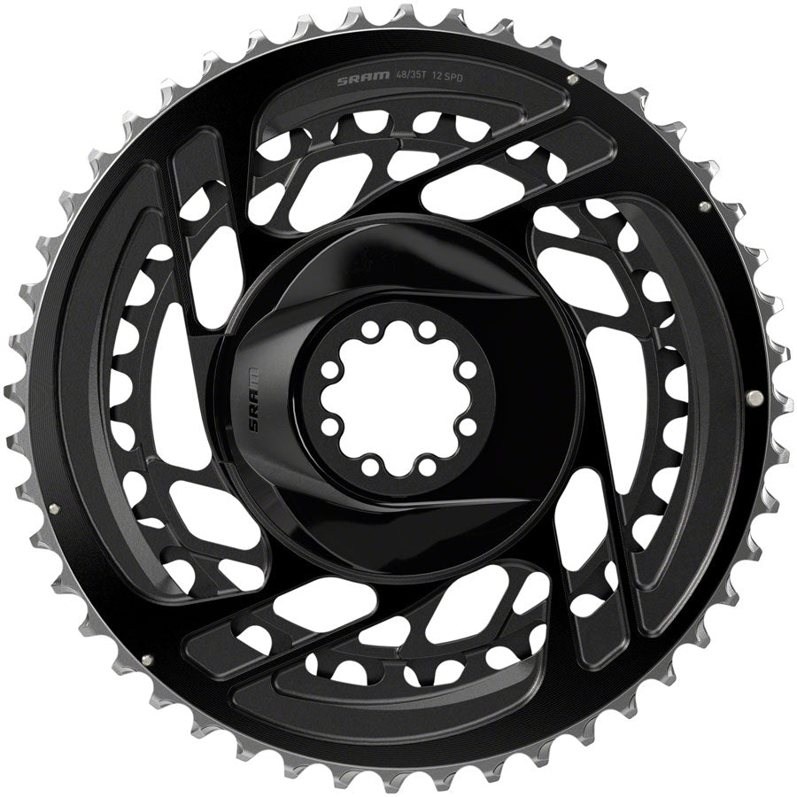 SRAM Force 2x Chainring Kit - 48/35t, 2x12-Speed, 8-Bolt, Direct Mount, Black, D2 MPN: 00.6218.043.001 UPC: 710845887406 Direct Mount Chainrings Force 2x Chainring Kit D2