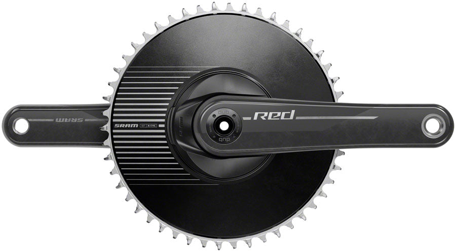 SRAM RED 1 Crankset - 160mm, 12-Speed, 50t Aero Chainring, 8-Bolt Direct Mount, DUB Spindle Interface, Natural Carbon,
