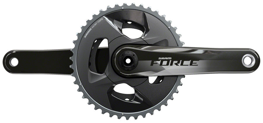 SRAM Force AXS Crankset - 170mm, 12-Speed, 46/33t, 107 BCD, DUB Spindle Interface, Gloss Carbon, D1 SRAM Force AXS Crankset - 170mm, 12-Speed, 46/33t, 107 BCD, DUB Spindle Interface, Gloss Carbon, D1