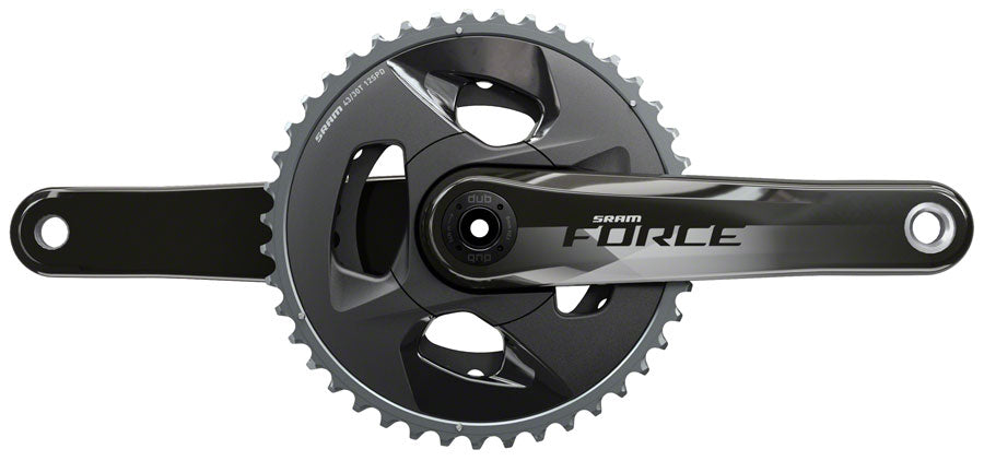 SRAM Force AXS Crankset - 170mm, 12-Speed, 46/33t, 107 BCD, DUB Spindle Interface, Gloss Carbon, D1