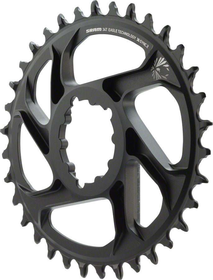 SRAM X-Sync 2 Eagle Oval Direct Mount Chainring 34T 6mm Offset MPN: 11.6218.038.030 UPC: 710845804694 Direct Mount Chainrings X-Sync 2 Eagle Oval Direct Mount Chainring