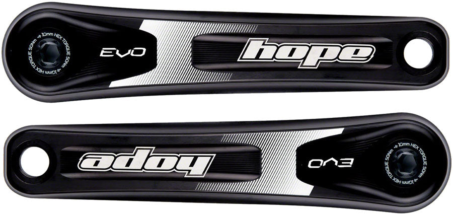 Hope Evo Crankset - 170mm, Direct Mount, 30mm Spindle, For 157mm Super Boost Rear Spacing, Black - Crankset - EVO Crankset