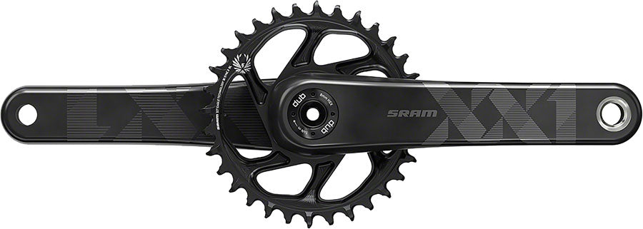 SRAM XX1 Eagle Carbon Fat Bike Crankset - 170mm, 12-Speed, 30t, Direct Mount, DUB Spindle Interface, For 190mm Rear