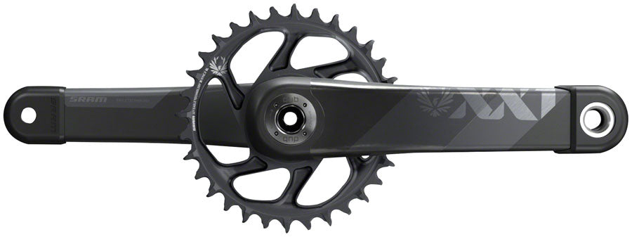 SRAM XX1 Eagle AXS Boost Crankset - 175mm, 12-Speed, 34t, Direct Mount, DUB Spindle Interface, Gray MPN: 00.6118.573.002 UPC: 710845838095 Crankset XX1 Eagle AXS DUB Crankset