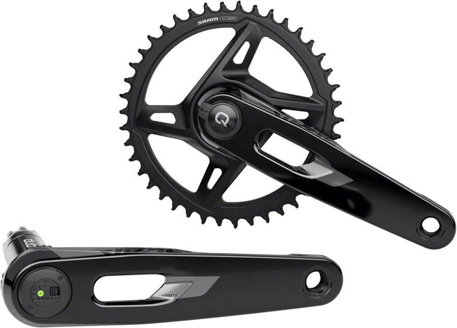 SRAM Rival 1x XPLR AXS Power Meter Wide Crankset - 160mm, 12/13-Speed, 42t, 8-Bolt Direct Mount, DUB PM Spindle, Black,