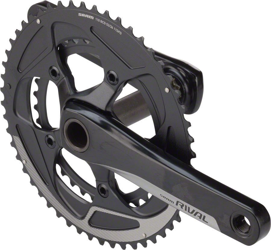 SRAM Rival 22 Crankset - 172.5mm, 11-Speed, 52/36t, 110 BCD, GXP Spindle Interface, Black MPN: 00.6118.249.007 UPC: 710845750267 Crankset Rival 22 Crankset