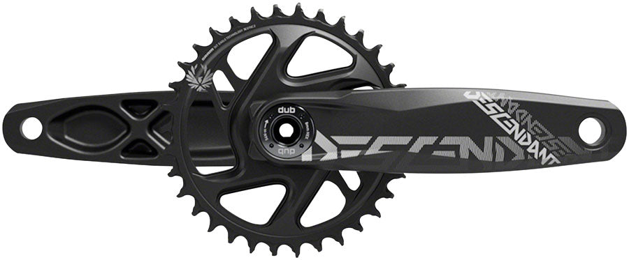 TruVativ Descendant All Downhill Crankset - 165mm, 10/11-Speed, 34t, Direct Mount, DUB Spindle Interface, Black, B1