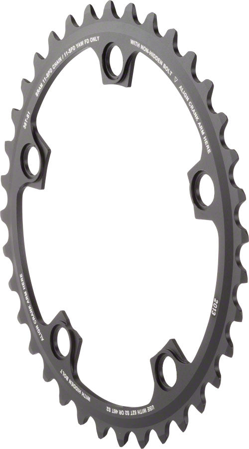 SRAM 11-Speed 36T 110mm BCD YAW Chainring Black, Use with 46 or 52T MPN: 11.6218.010.009 UPC: 710845729959 Chainring Road 22 Chainring