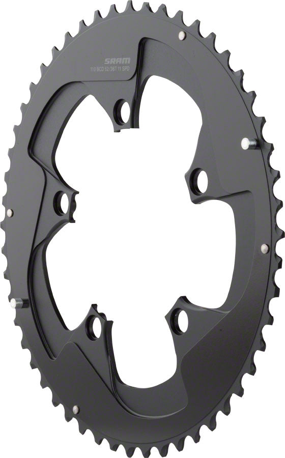 SRAM Red 22 52T x 110mm BCD YAW Chainring with Two Pin Positions, B2 MPN: 11.6218.031.000 UPC: 710845790805 Chainring Road 22 Chainring