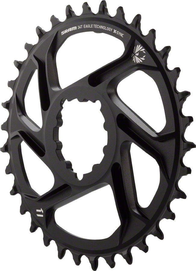 SRAM X-Sync 2 Eagle Direct Mount Chainring 34T 6mm Offset MPN: 11.6218.030.020 UPC: 710845787447 Direct Mount Chainrings X-Sync 2 Eagle Direct Mount Chainring