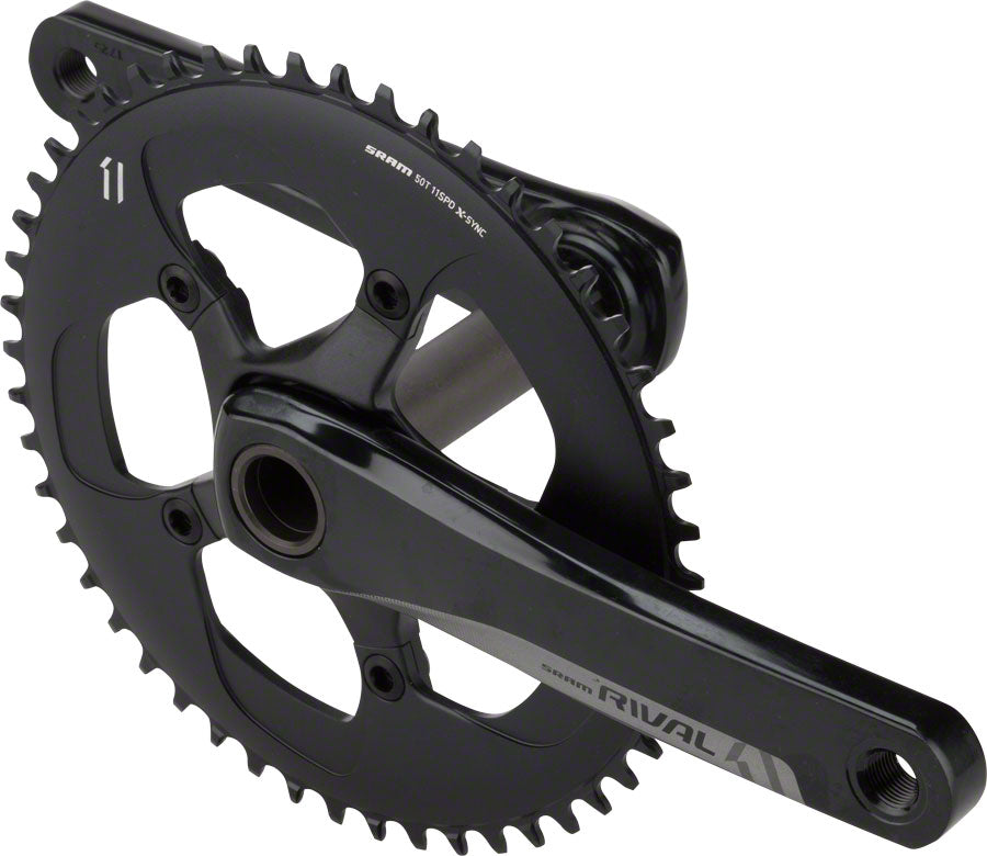 SRAM Rival 1 Crankset - 172.5mm, 10/11-Speed, 50t, 110 BCD SRAM Rival 1 Crankset - 172.5mm, 10/11-Speed, 50t, 110 BCD