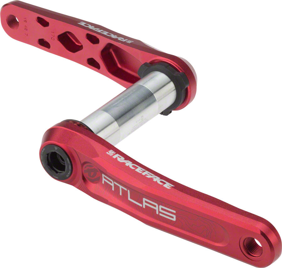 RaceFace Atlas Crankset - 170mm, Direct Mount, RaceFace CINCH Spindle Interface, Red MPN: CK16AA170RED UPC: 821973281049 Crankset Atlas CINCH Crankset