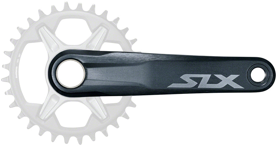 Shimano SLX FC-M7100-1 Crankset - 170mm, 12-Speed, 1x, Direct Mount, Hollowtech II Spindle Interface, Black