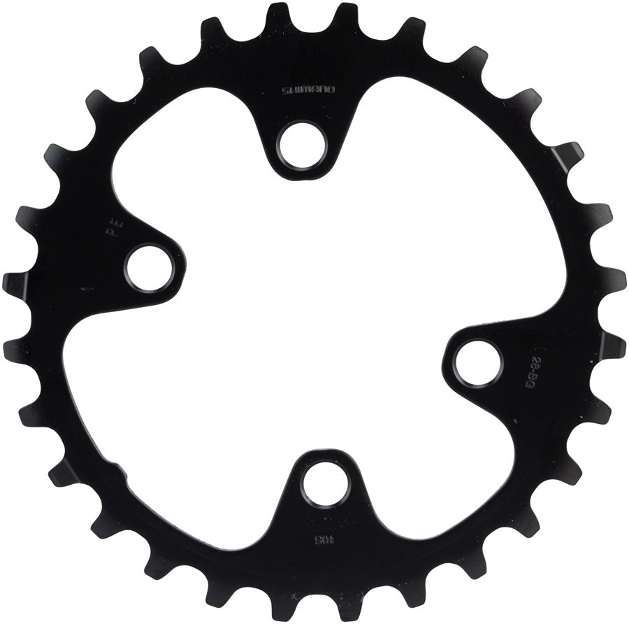 Shimano Deore FC-M6000 Chainring - 26t, 10-Speed, 64mm Asymmetric BCD, for 36-26t Set - Chainring - Deore M6000 10-Speed Chainring
