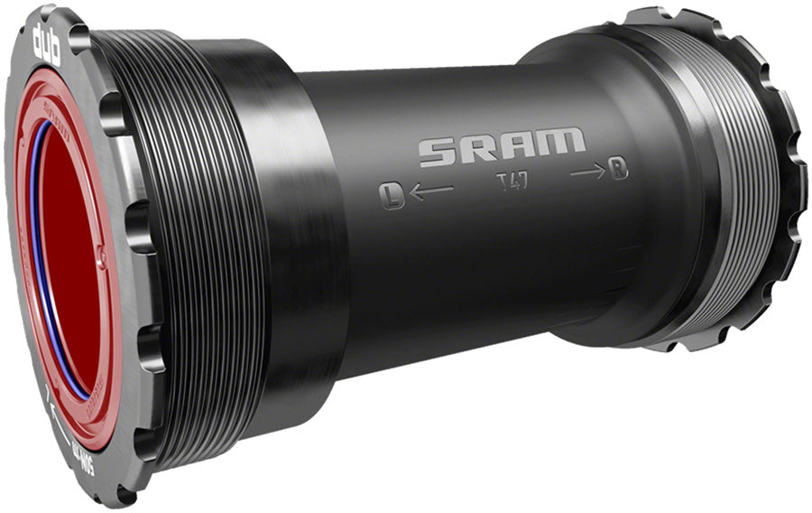SRAM DUB Wide T47 Ceramic Bottom Bracket - T47, 85.5mm, Road-Wide, Black