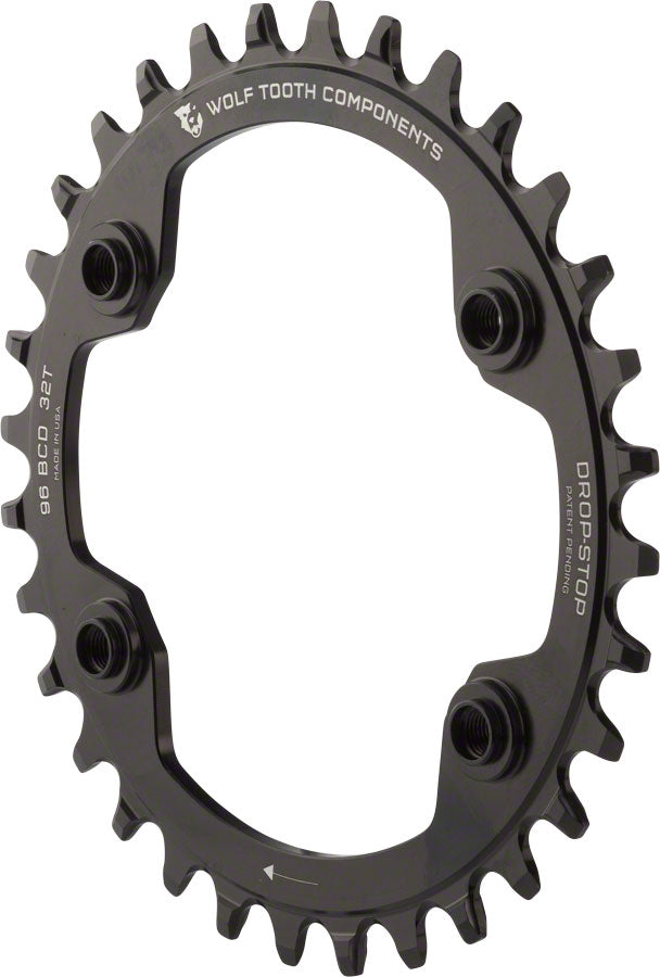 Wolf Tooth Components Drop-Stop Chainring: 32T x 96 BCD, for XTR M9000 Cranks