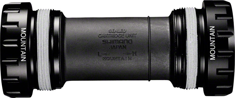Shimano Deore XT BB-MT800 English Bottom Bracket - English (BSA), 68/73mm, Fits Hollowtech II Spindle, Black