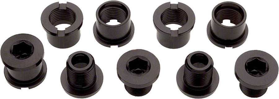 Problem Solvers Single Chainring Bolts Black Alloy MPN: CR0011 UPC: 708752007277 Chainring Bolt Chainring Bolts
