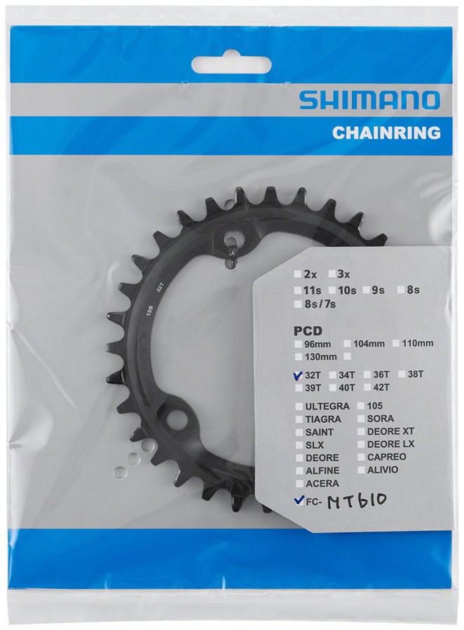 Shimano FC-MT610 Chainring - 32t - Chainring - FC-MT610 12-Speed Chainrings