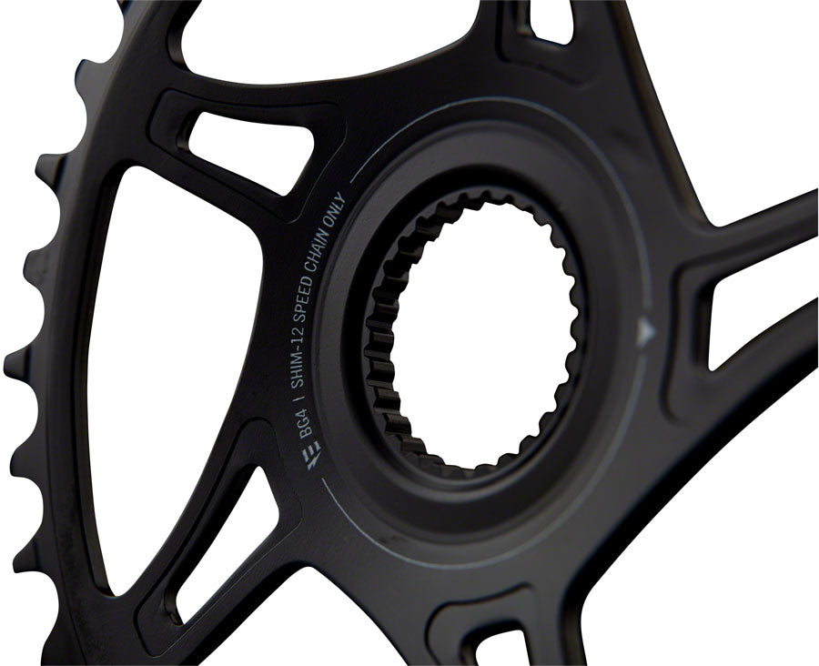 RaceFace Bosch G4 Direct Mount Hyperglide+ eMTB Chainring (52mm Chainline) - 34t, Steel, Requires Shimano 12-speed HG+ - eBike Chainrings and Sprockets - Bosch Gen 4 eBike Direct Mount Hyperglide+ Chainring