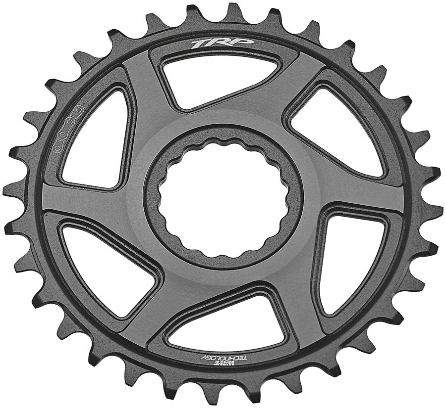 TRP CR-M9050 Boost Direct Mount Chainring - 30t, 12-Speed, CINCH Mount, 3mm Offset, 7075-T6 Aluminum, Sandblasted