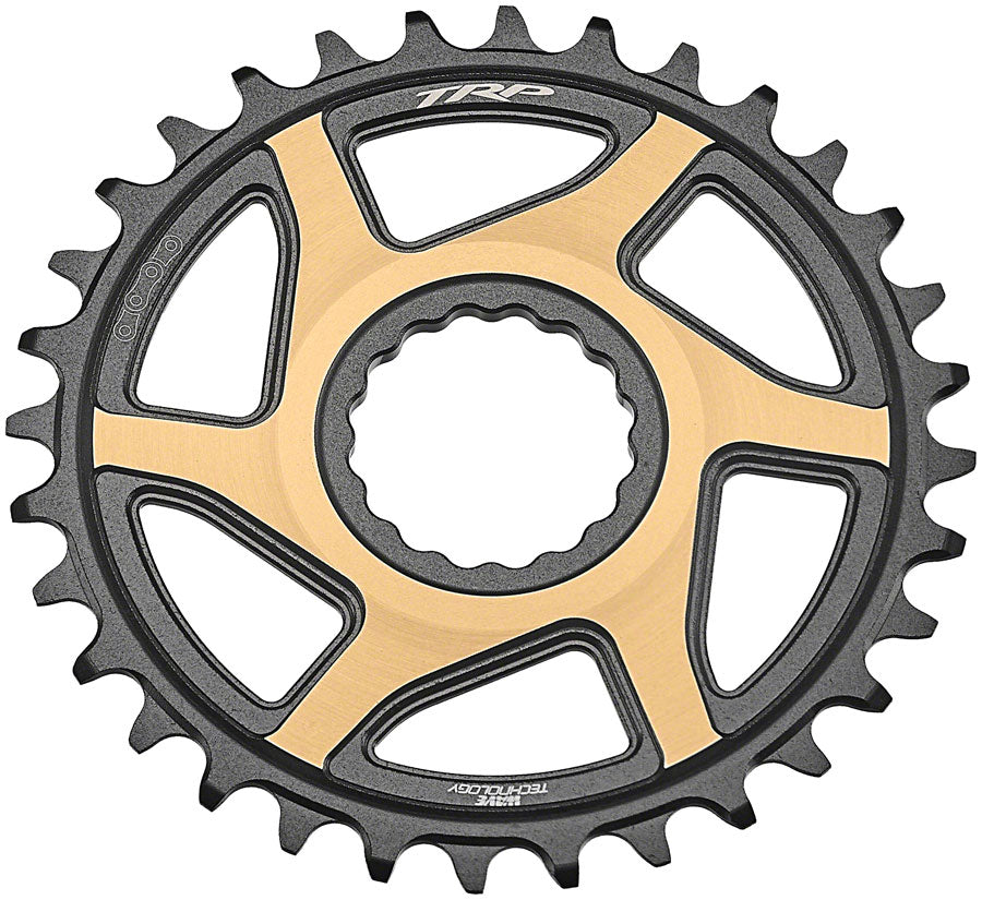 TRP CR-M9050 Boost Direct Mount Chainring - 30t, 12-Speed, CINCH Mount, 3mm Offset, 7075-T6 Aluminum, Sandblasted MPN: ABCR000007 Direct Mount Chainrings CR-M9050 Boost Direct Mount Chainring
