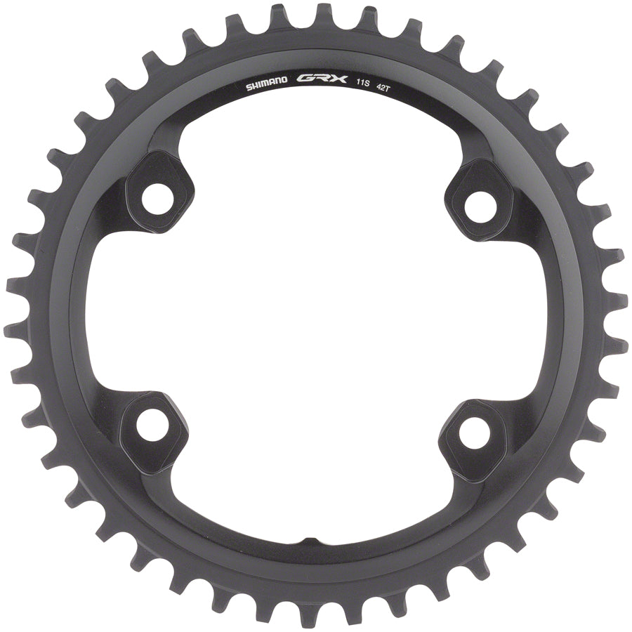 Shimano GRX RX810 Chainring - 48t, 110 BCD, 4-Bolt, 11-Speed, Black - Chainring - RX810 11-Speed Chainrings