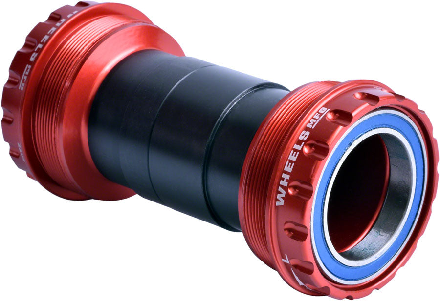 Wheels Manufacturing T47 Outboard Bottom Bracket - For 30mm Spindle, ABEC-3 Bearings, Fits Frames with 68mm-100mm BB