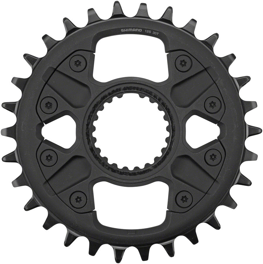 Shimano Deore FC-M6100-1 Direct Mount Chainring - 30t, 12-Speed, Black