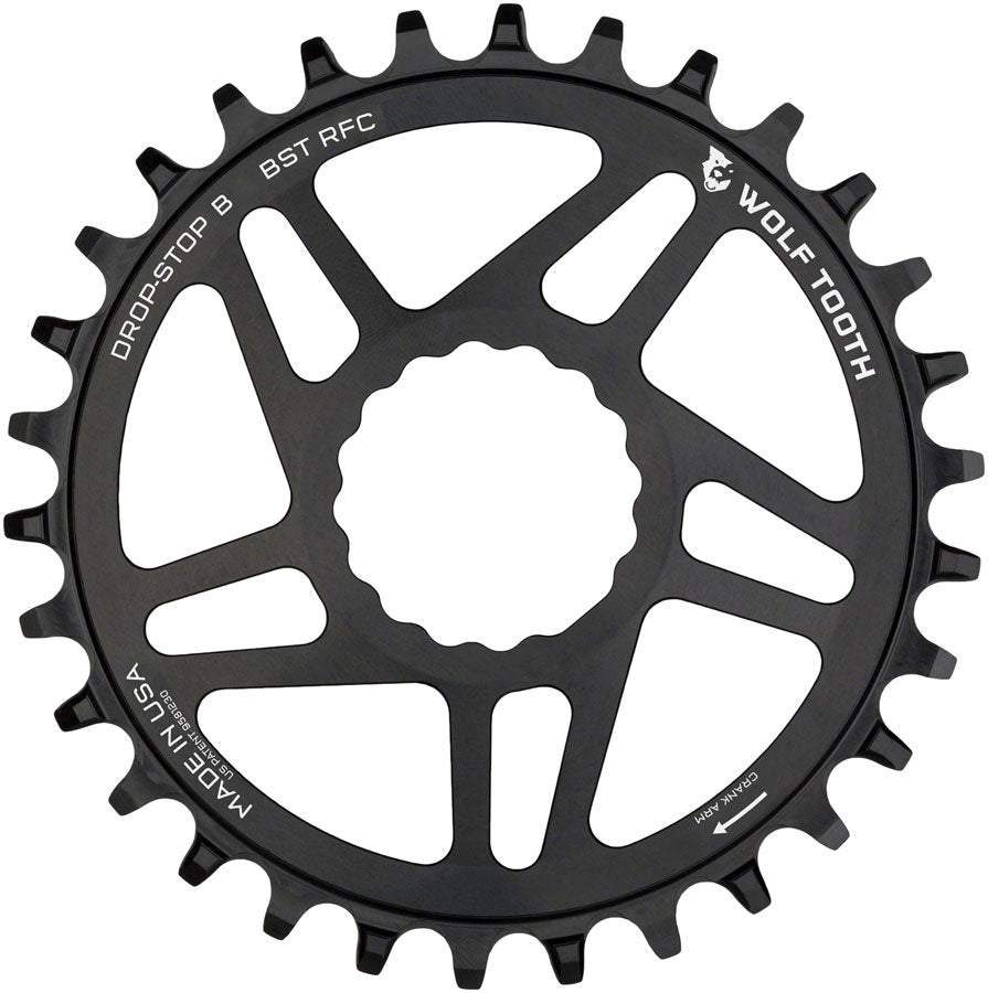 Wolf Tooth Direct Mount Chainring - 36t, RaceFace/Easton CINCH Direct Mount, Drop-Stop B, For Boost Cranks, 3mm Offset,