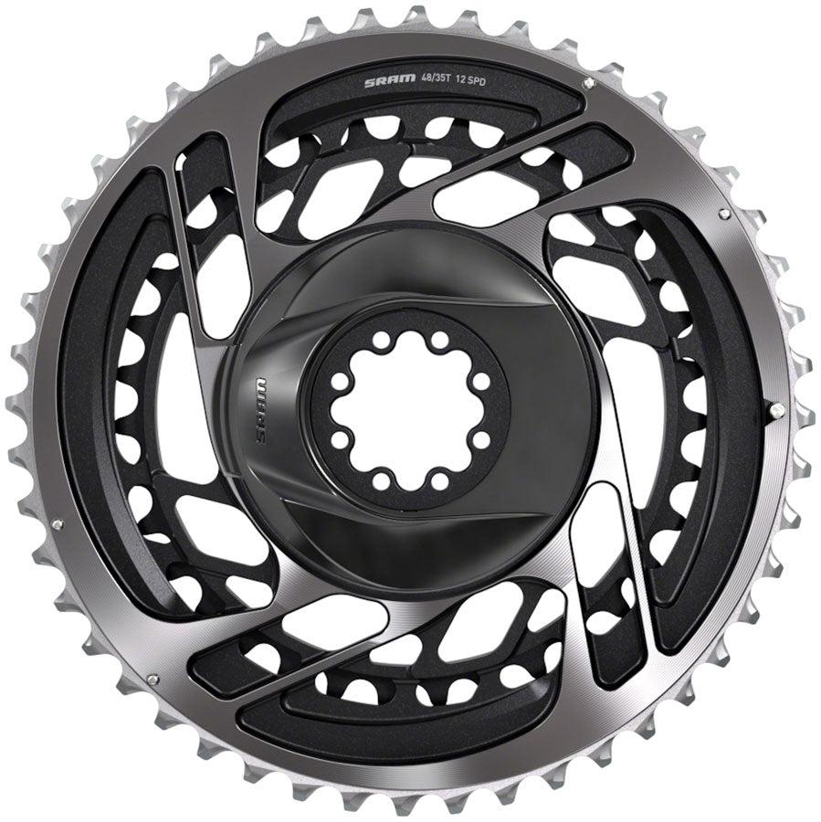 SRAM Red AXS Direct-Mount 46/33t 2x12 speed Chainring Set, Polar Gray MPN: 00.6218.017.000 UPC: 710845825750 Direct Mount Chainrings RED AXS Direct Mount Chainring Set