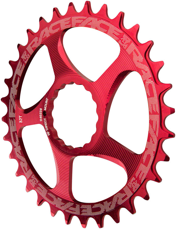 RaceFace Narrow Wide Chainring: Direct Mount CINCH, 26t, Red