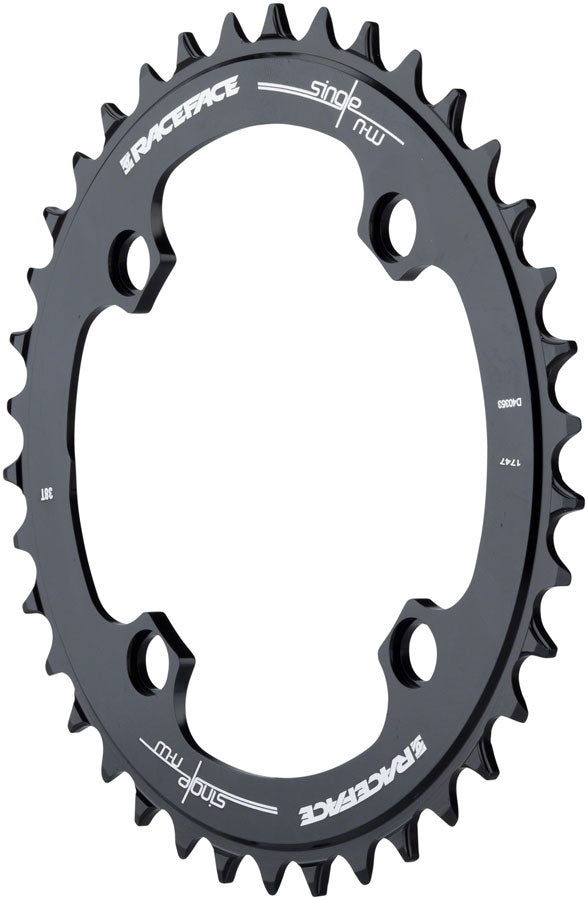 RaceFace Narrow Wide Chainring: 104mm BCD, 38t, Black MPN: RNW104X38BLK UPC: 821973330792 Chainring Narrow Wide Chainring