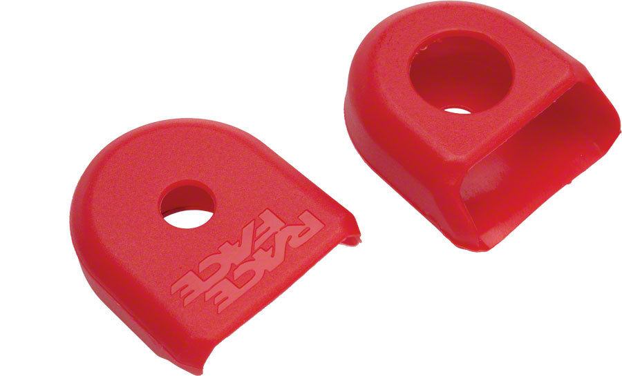 Race Face Large Crank Boots, 2-Pack Red Pair for Carbon or Alloy cranks