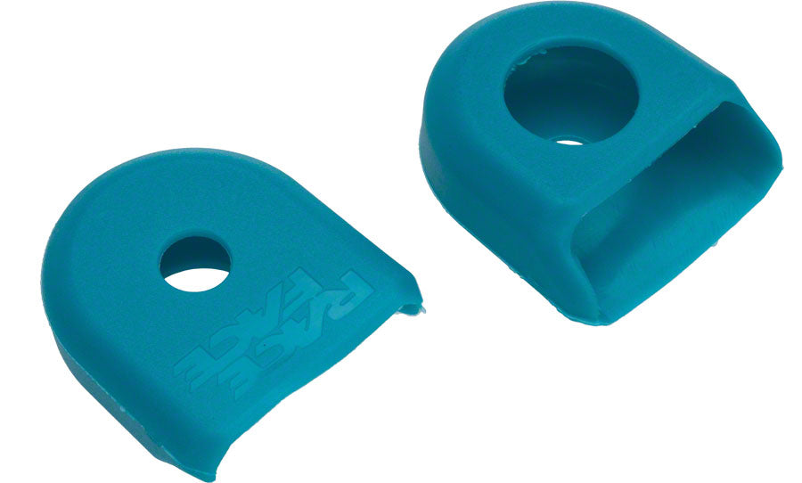 Race Face Large Crank Boots, 2-Pack Turquoise Pair for Carbon Cranks