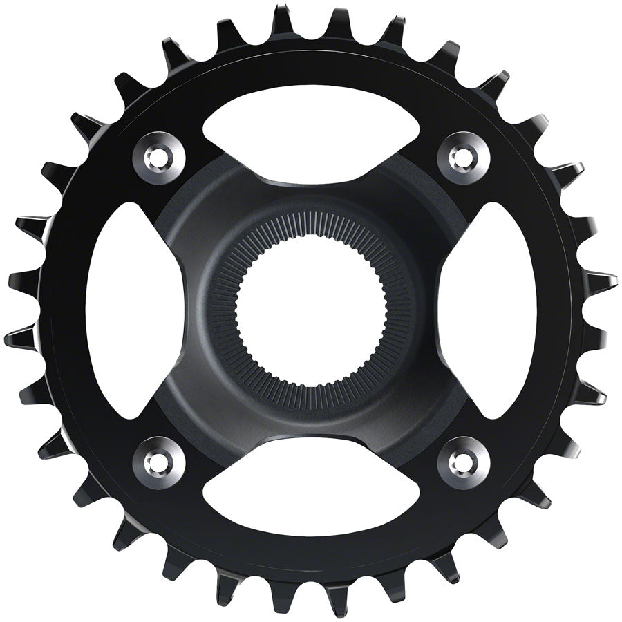 Shimano STEPS CR-EM800 Chainring - 32T Without Chainguard, 55mm Chainline, Black
