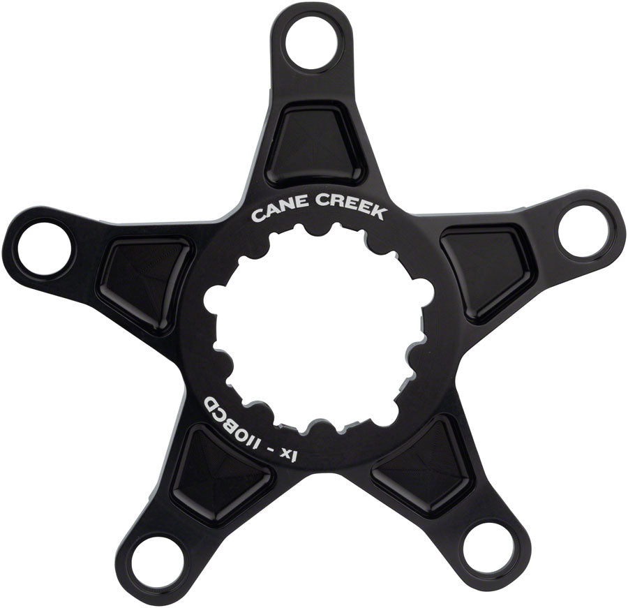 Cane Creek 5 bolt x 110bcd 1x Spider for eeWings All-Road Cranks, 3-Bolt Interface, Black - Crank Spider - eeWings Spider