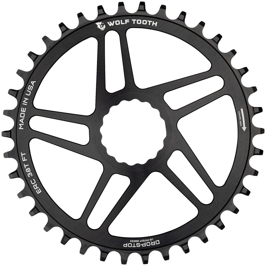 Wolf Tooth Direct Mount Chainring - 40t, RaceFace/Easton CINCH Direct Mount, Drop-Stop, 10/11/12-Speed Eagle and Flattop
